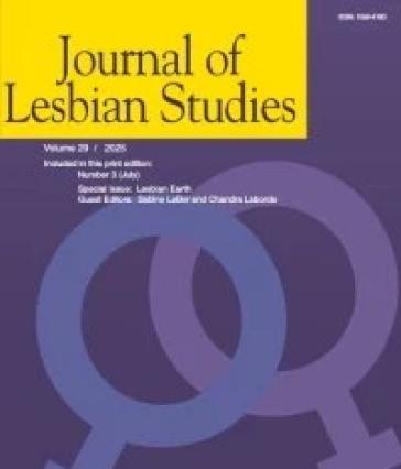 cover of journal of lesbian studies