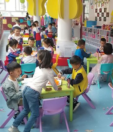 children in a classroom in China