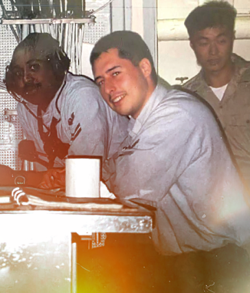 Dan Montoya in the U.S. Navy