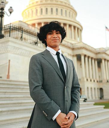 CSULB congressional intern Andre Achacon