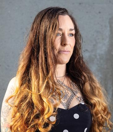 Taryn Williams against a gray background