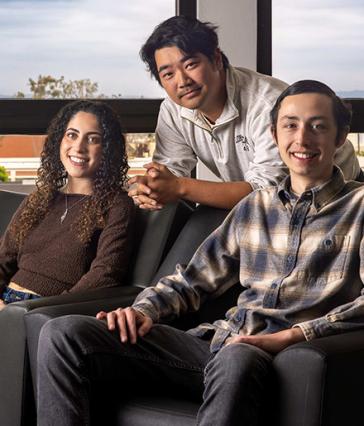 Three CSULB students who completed the Mediation Certificate Program