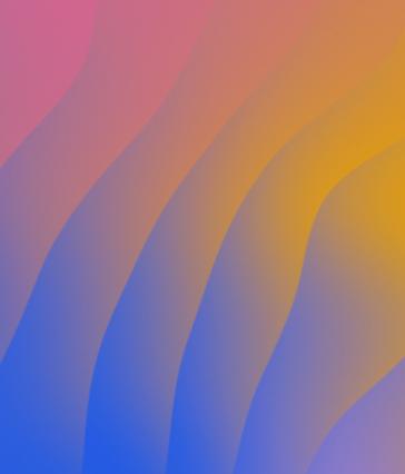 A wavy pattern in pink, blue and gold
