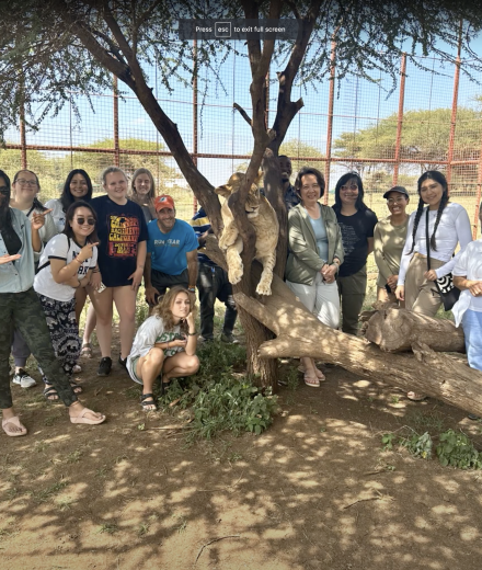 Health Care Administration students in Africa