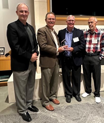 Dean Solt , Bob Pitt , Steve Yoho, Rod Smith 2023 Alumni award