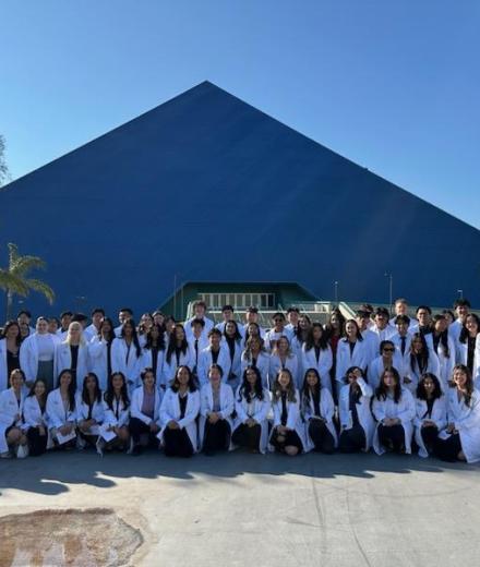 nursing students group shot
