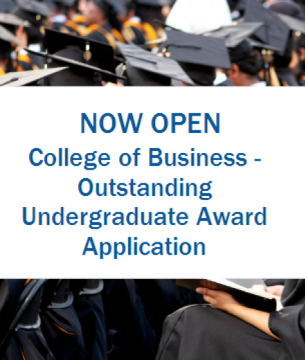 2025 College of Business - Outstanding Undergraduate Award Application