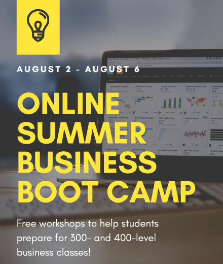 Online Summer Business Boot Camp Aug 2-6