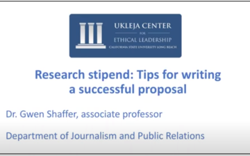 COB_UCEL_Tips for Writing a Successful Research Proposal Gwen Shaff-YouTube