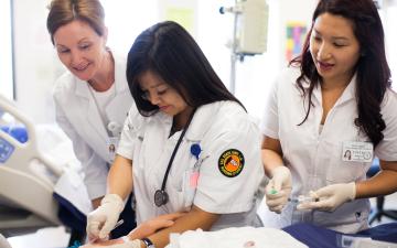 Nursing simulation lab pic