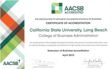 AACSB association to Advance Collegiate Schools of Business 
