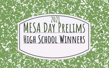 MESA Day High School Winners