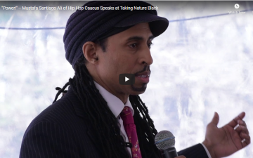 Power! Mustafa Santiago Ali speaks at Taking Nature Black