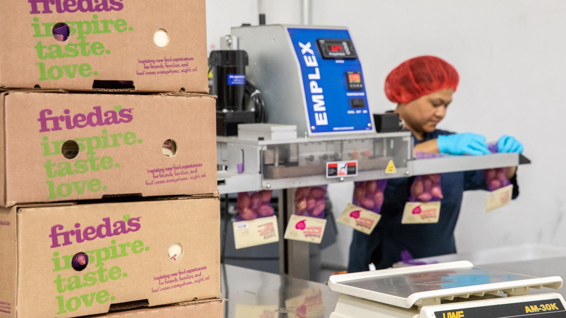 The workforce at Frieda's is primarily female, which is by design. The founder, Frieda Caplan, was the first woman to rise high among L.A. grocers.