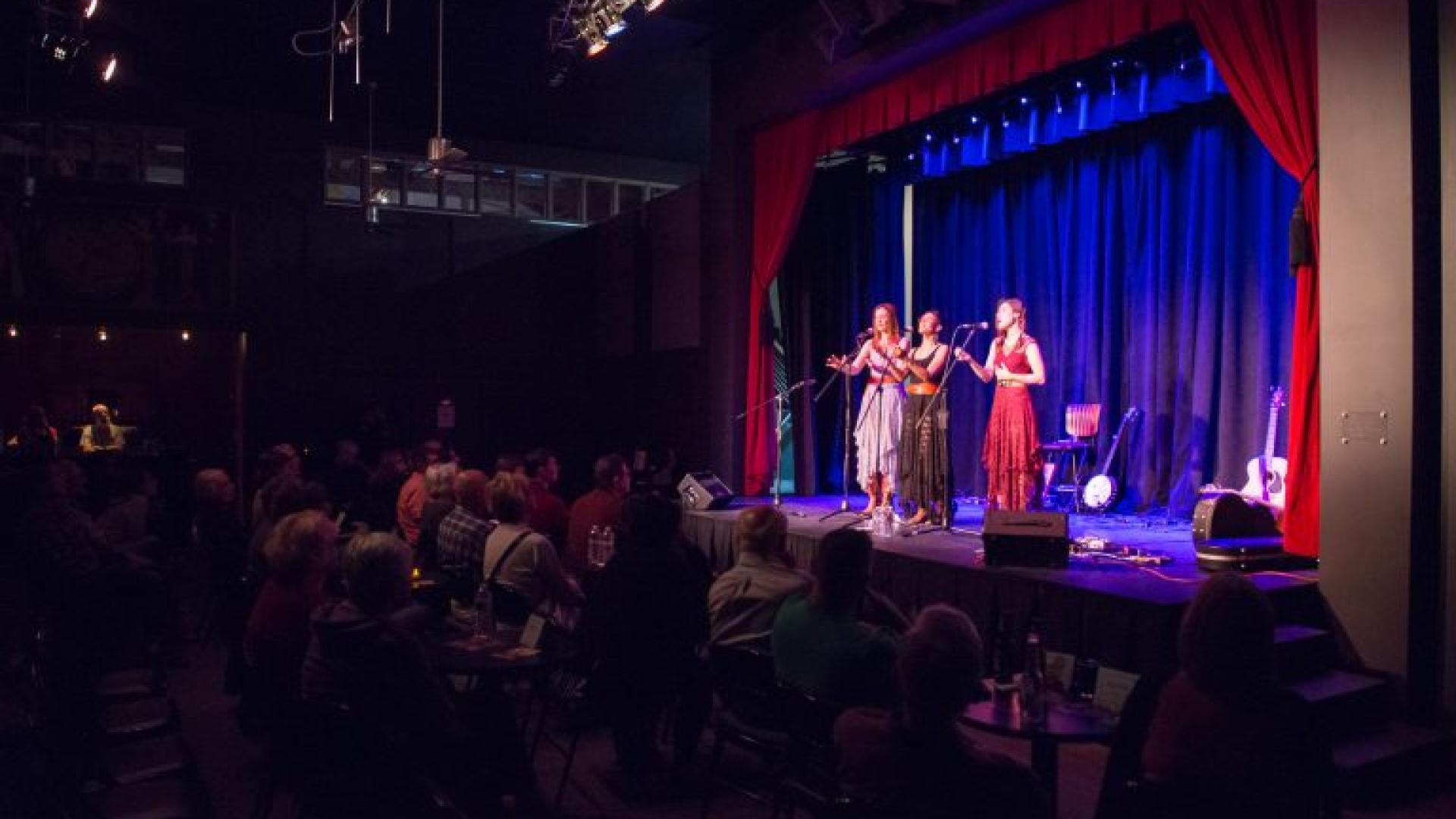 Honey Whiskey Trio play in clubs up and down the coast.