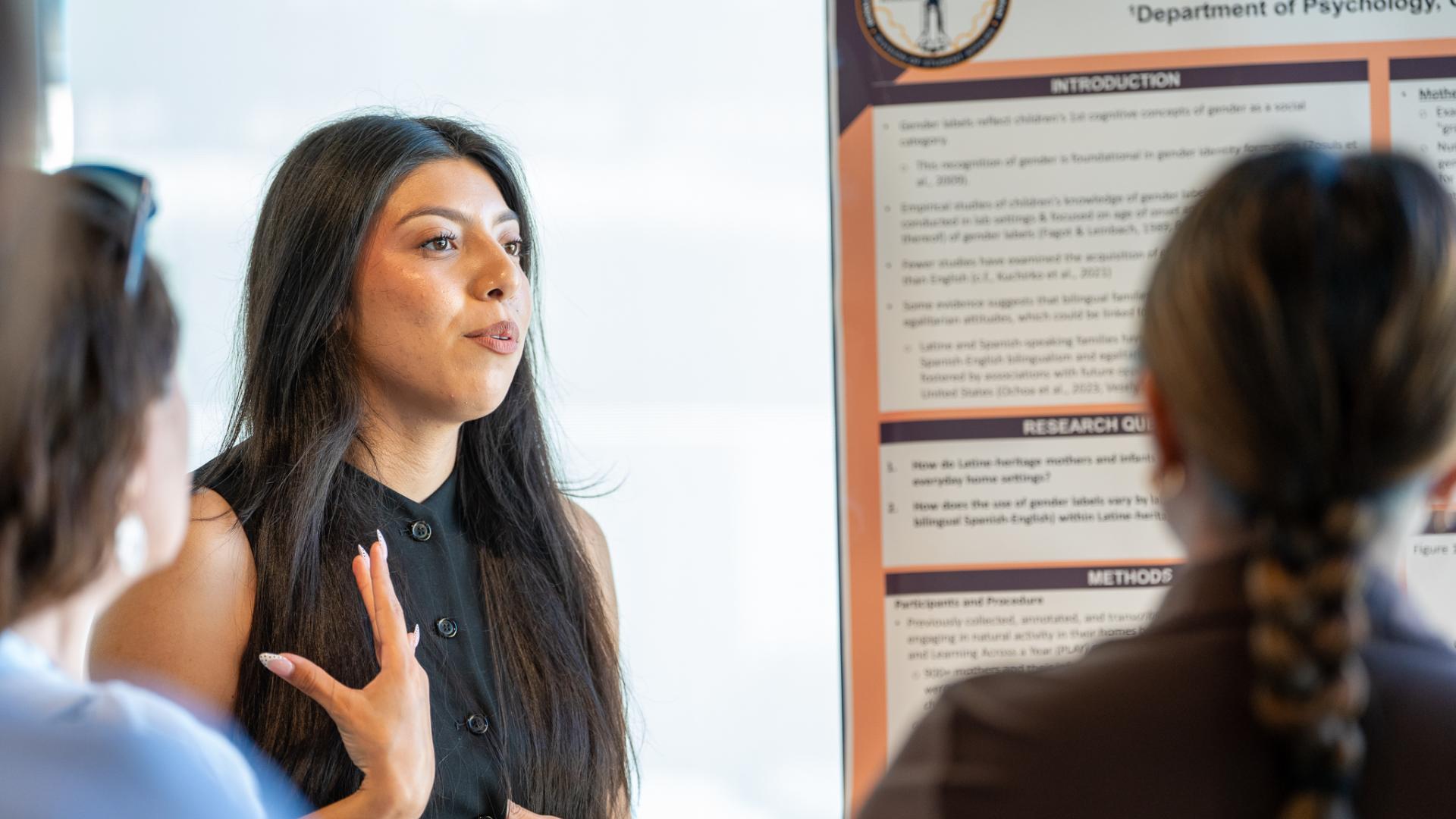 CSULB McNair Scholar Nancy Santana Presenting Research