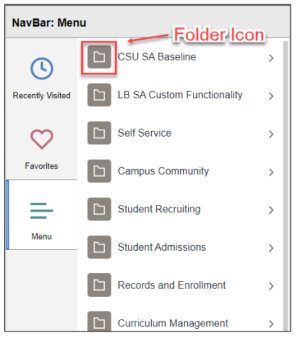 PeopleSoft Snap Group Icons