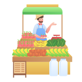 Decorative Farmer Graphic