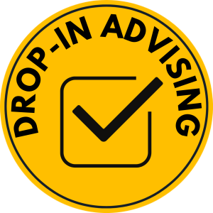 Drop in advising icon that links to the drop-in page.