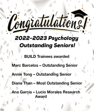 2022-2023 Psychology Outstanding Seniors! 2022-2023 Psychology Outstanding Seniors!