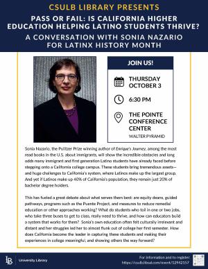 Sonia Nazario flyer