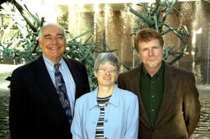 RGRLL professor emeritus and former CLA associate dean Frank Fata, Dee Abrahamse, former CLA associate dean and CSULB Interim Provost David Dowell RGRLL professor emeritus and former CLA associate dean Frank Fata, Dee Abrahamse, former CLA associate dean and CSULB Interim Provost David Dowell