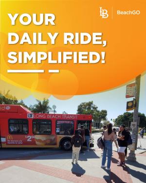 A flyer with text reading "your daily ride, simplified"