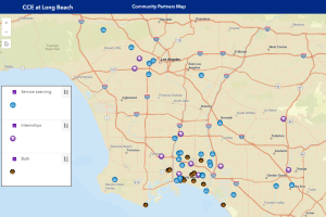 CCE Community Partner Map map