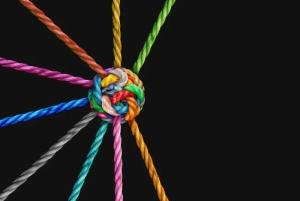 multi-colored knot