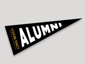 Black Alumni pennant design
