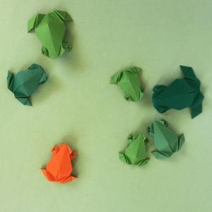 origami frogs