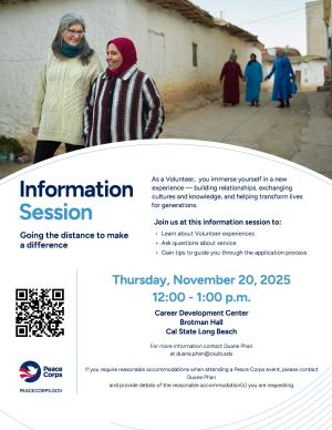 Peace Corps Info Session 2025 Informatio Flyer Peace Corps Info Session 2025
