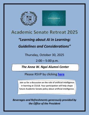 2025 Senate Retreat Flier