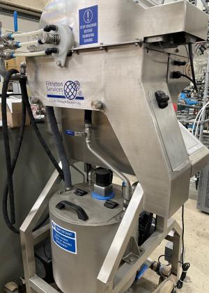 Rotary vaccum filteration for water treatment