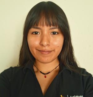 woman wearing a black polo