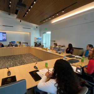 CCE Inaugural Advisory board meeting student attendance