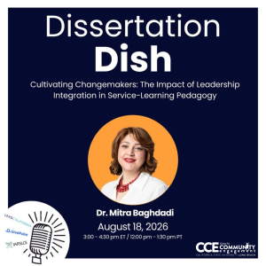 link to registration, flyer for dissertation dish event by Mitra Baghdadi