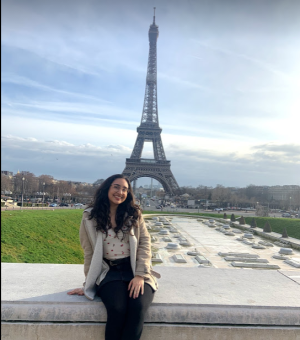 Sandra Avitia at the Eiffel Tower