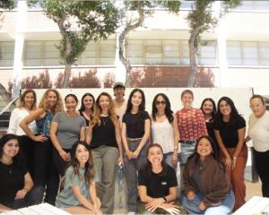 Students and staff from the Long Beach Trauma Recovery Center