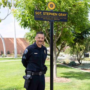 Sgt. Stephen Gray, August Employee of the Month