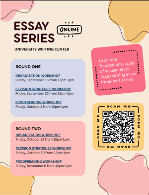 UWC Essay Series Round 1 Flyer - Fall 2026