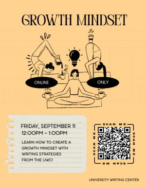 UWC Growth Mindset Flyer - Fall 2026