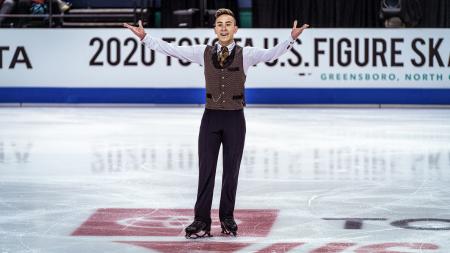 Dinh Tran at skating nationals