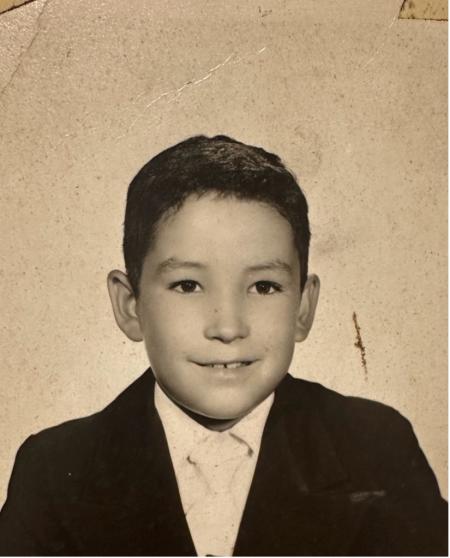 Bill Vega as a child