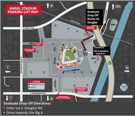 Student Check In location Commencement 