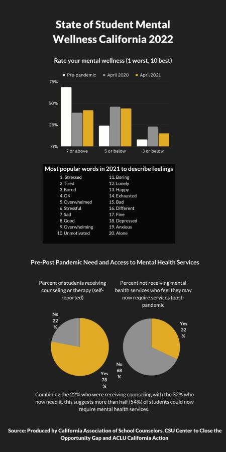 State of Student Mental Wellness graphic.