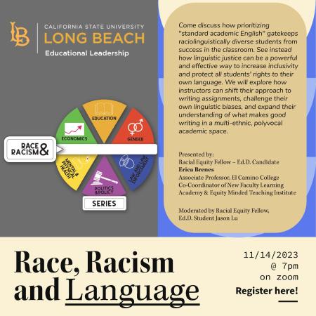 Race, Racism & Language