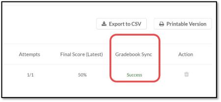 Red outline around the word Gradebook Sync
