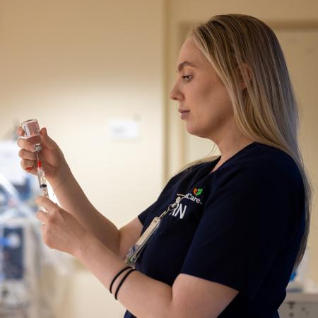 Nurse and CSULB graduate Kirsten Shumaker