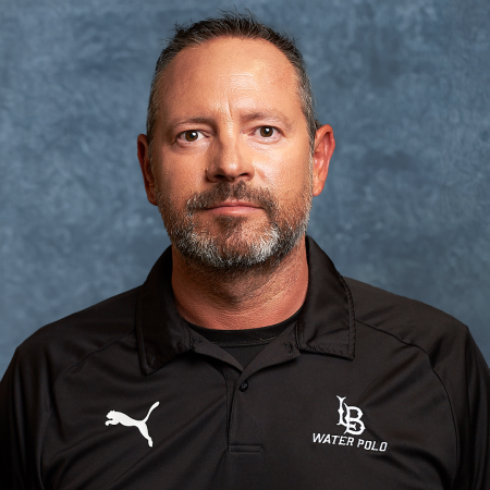 A portrait of water polo coach Gavin Arroyo A portrait of water polo coach Gavin Arroyo